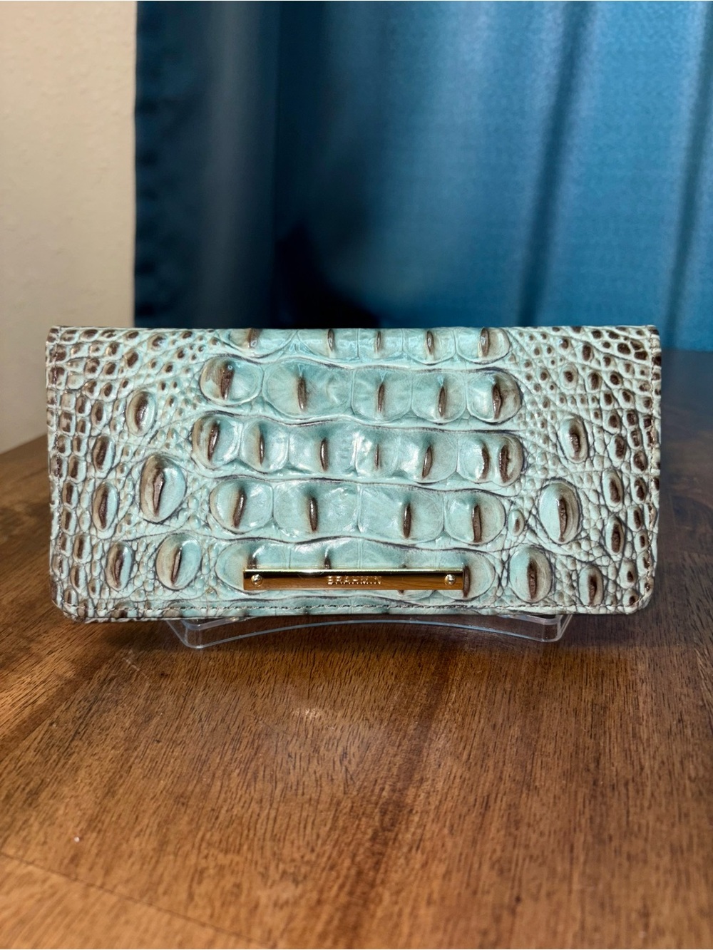 Brahmin EUC Ady - Bluebell Ombré - VERY HTF, RARE - Satin Finish & Feel